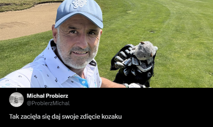 MOCNE SPIĘCIE Michała Probierza z kibicem na Xie